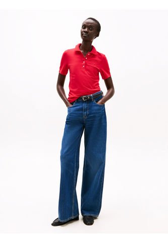 Polo Rojo 1985 Collection Slim De Piqué Tommy Hilfiger Tommy Hilfiger