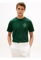 Camiseta Verde Con Logo Gráfico Redondo Tommy Hilfiger de Tommy Hilfiger
