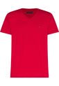 Camiseta Roja Essential En Cuello V Tommy Hilfiger de Tommy Hilfiger
