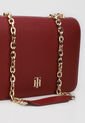 Bolso Manos Libres Vino Tinto-Dorado Tommy Hilfiger de Tommy Hilfiger