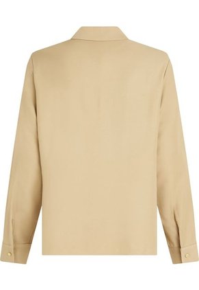 Camisa Naranja De Corte Amplio Y Tapeta Oculta Tommy Hilfiger