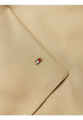 Camisa Naranja De Corte Amplio Y Tapeta Oculta Tommy Hilfiger