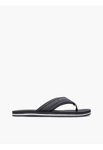 Sandalias Negro Con Tiras Acolchadas Y Logo Tommy Hilfiger Tommy Hilfiger