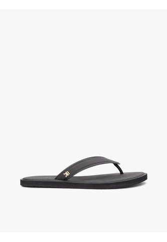 Sandalias Negro Con Monograma TH Tommy Hilfiger Tommy Hilfiger