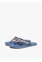 Sandalias Azul De Tiras De Textil Trenzado Con Logo Tommy Hilfiger de Tommy Hilfiger