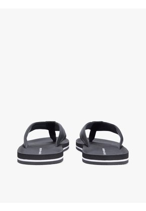 Sandalias Negro Con Tiras Acolchadas Y Logo Tommy Hilfiger