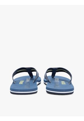 Sandalias Azul De Tiras De Textil Trenzado Con Logo Tommy Hilfiger