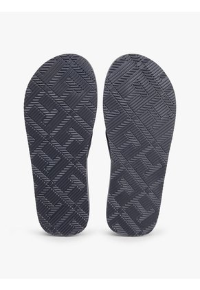 Sandalias Negro Con Tiras Acolchadas Y Logo Tommy Hilfiger