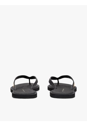 Sandalias Negro Con Monograma TH Tommy Hilfiger