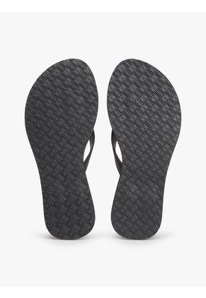 Sandalias Negro Con Monograma TH Tommy Hilfiger