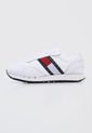Tenis Lifestyle Blanco-Rojo-Azul Tommy Hilfiger Jeans Retro Runner Core de Tommy Hilfiger