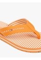 Sandalias Naranja De Tiras Trenzadas Con Rayas Ithaca Tommy Hilfiger de Tommy Hilfiger