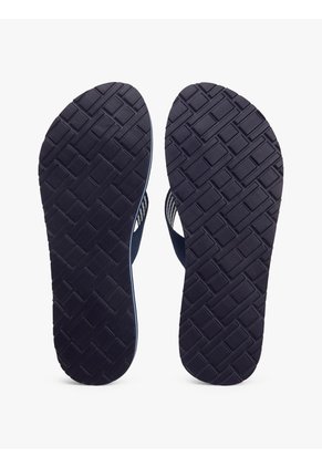 Sandalias Azul De Tiras Trenzadas Con Rayas Ithaca Tommy Hilfiger