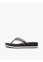 Sandalias Negro De Cuña Con Tira Trenzada Tommy Hilfiger de Tommy Hilfiger