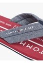 Sandalias Azul De Jacquard En Chambray De Puro Lino Tommy Hilfiger de Tommy Hilfiger