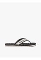 Sandalias Negro De Tiras De Textil Trenzado Con Logo Tommy Hilfiger de Tommy Hilfiger