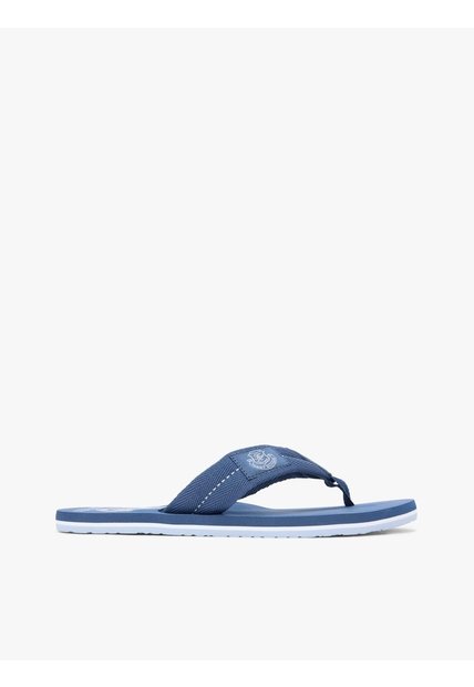 Sandalias Azul Con Parche Con Escudo Tommy Hilfiger