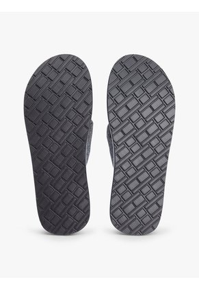 Sandalias Azul De Jacquard En Chambray De Puro Lino Tommy Hilfiger