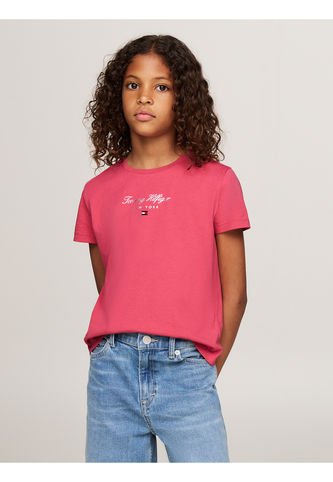 Camiseta Niña Rosa Con Logo Nyc Tommy Hilfiger Tommy Hilfiger