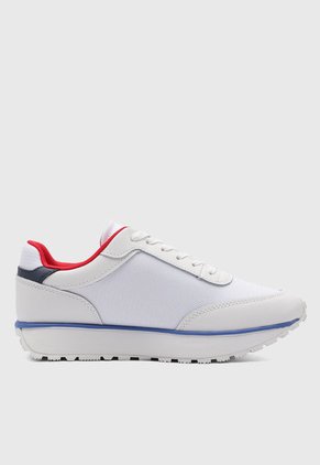 Tenis Lifestyle Blanco-Azul-Rojo TOMMY HILFIGER Retro Runner Mat Mix