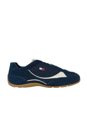 Tenis Azul Marino Archive De Estilo Running En Ante Tommy Hilfiger Tommy Hilfiger