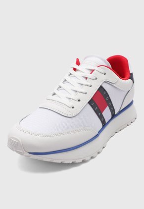 Tenis Lifestyle Blanco-Azul-Rojo TOMMY HILFIGER Retro Runner Mat Mix