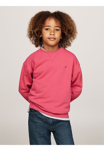 Saco Rosa Timeless Con Logo Para Niño Tommy Hilfiger