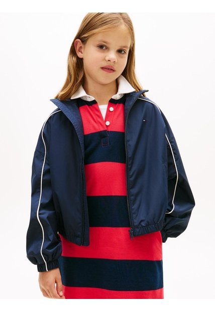 Chaqueta Multicolor Para Niña Essential Con Ribetes Tommy Hilfiger