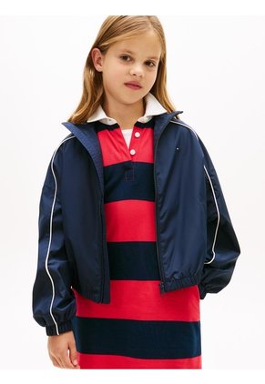 Chaqueta Multicolor Para Niña Essential Con Ribetes Tommy Hilfiger