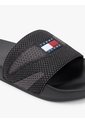 Sandalias Negro Con Pala De Jacquard Tommy Hilfiger de Tommy Hilfiger