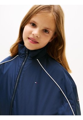 Chaqueta Multicolor Para Niña Essential Con Ribetes Tommy Hilfiger