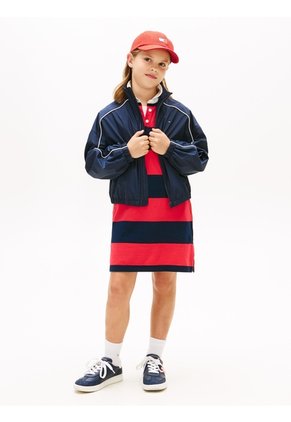 Chaqueta Multicolor Para Niña Essential Con Ribetes Tommy Hilfiger