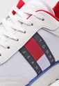 Tenis Lifestyle Blanco-Azul-Rojo TOMMY HILFIGER Retro Runner Mat Mix de Tommy Hilfiger