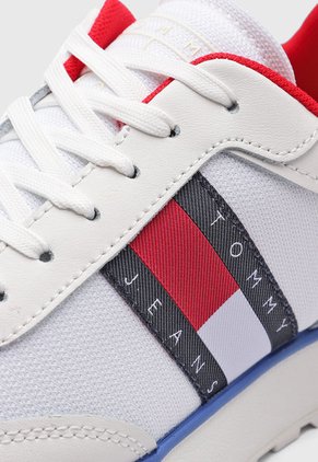 Tenis Lifestyle Blanco-Azul-Rojo TOMMY HILFIGER Retro Runner Mat Mix