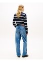 Jeans Azul Con Corte De Barril, Talle Medio Y Escudos Bordados Tommy Hilfiger de Tommy Hilfiger