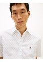Camisa Multicolor Flex Poplin De Corte Regular Con Estampado De Puntos Tommy Hilfiger de Tommy Hilfiger