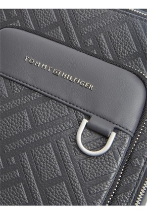 Bolso Gris Cruzado Tipo Slingpack Tommy Hilfiger