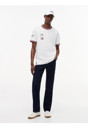 Camiseta Blanca TH X Cadillac Formula 1® Team Valtteri Bottas 77 Tommy Hilfiger
