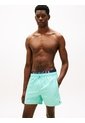 Traje Celeste De Baño De Largo Medio Con Cintura Doble Tommy Hilfiger de Tommy Hilfiger