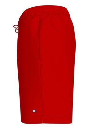 Pantaloneta De Baño Roja Largo De Nailon Y Cordón Ajustable Tommy Hilfiger