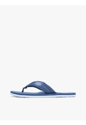 Sandalias Azul Con Parche Con Escudo Tommy Hilfiger