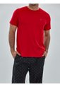 Conjunto Negro De Camiseta Y Pantalón Para Dormir Con Estampado De Bandera Tommy Hilfiger de Tommy Hilfiger