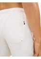 Traje Blanco De Baño De Medio Largo Con Logo Bordado Tommy Hilfiger de Tommy Hilfiger