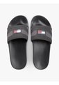 Sandalias Negro Con Pala De Jacquard Tommy Hilfiger de Tommy Hilfiger
