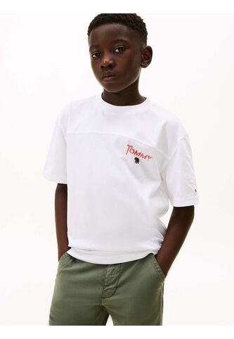 Camiseta Blanca Con Logo Gráfico Tommy Hilfiger Tommy Hilfiger