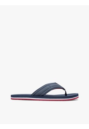 Sandalias Azul Con Tiras Acolchadas Y Logo Tommy Hilfiger