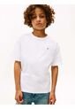 Camiseta Blanca De Cuello Redondo Con Gráfico Tommy Hilfiger de Tommy Hilfiger