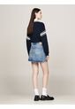 Falda Azul Denim Corta Izzie De Cintura Media Tommy Jeans de Tommy Hilfiger