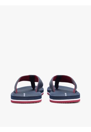Sandalias Azul Con Tiras Acolchadas Y Logo Tommy Hilfiger
