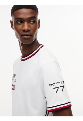 Camiseta Blanca TH X Cadillac Formula 1® Team Valtteri Bottas 77 Tommy Hilfiger